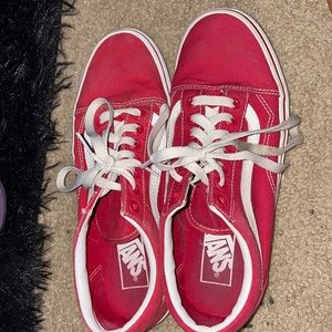 Red vans size 8 1/2